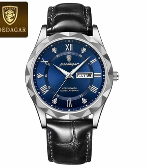 POEDAGAR 615L NEW Black Silver Blue