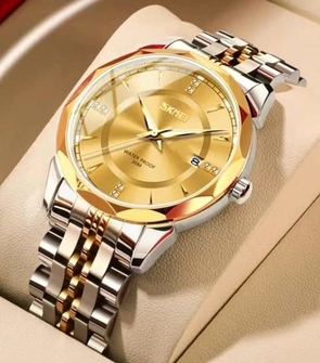 SKMEI 9268 NEW Silver Gold