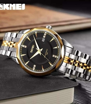 SKMEI 9268 NEW Silver Gold Black