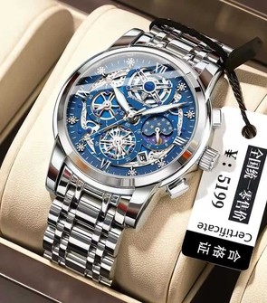 POEDAGAR 984 NEW silver blue