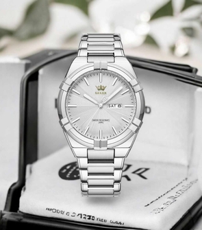 DELUX 9218 silver white