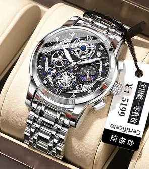 POEDAGAR 984 NEW silver black