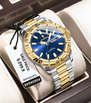 Poedagar 959 New silver gold blue