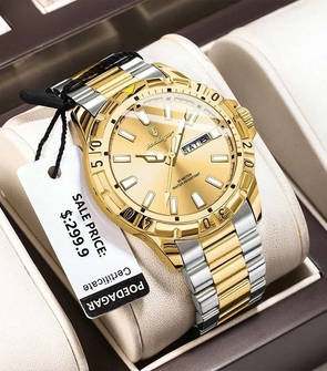 Poedagar 959 New silver gold