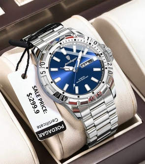 Poedagar 959 New silver blue
