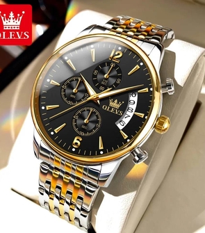 OLEVS 2867 Silver Gold Black