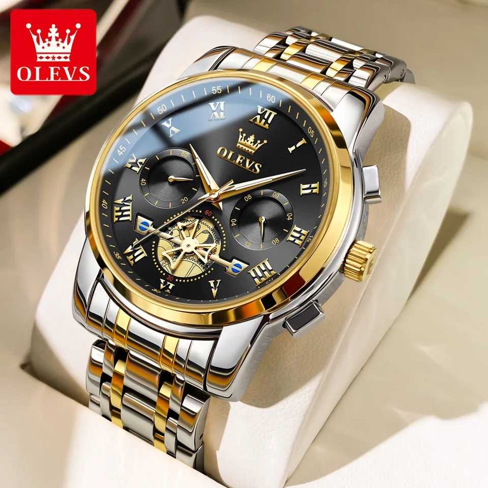 OLEVS 2859 Silver Gold Black