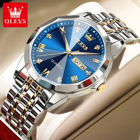 OLEVS 931 Silver Gold White