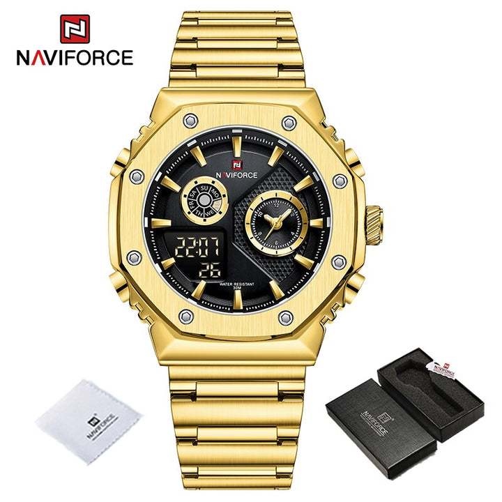 NAVIFORCE NF9216S  Gold Black