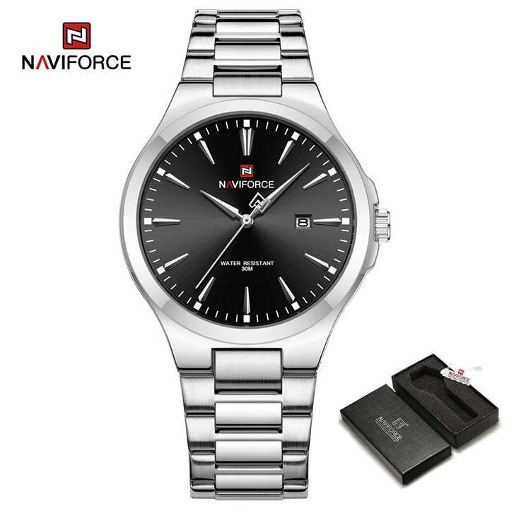 NAVIFORCE NF9214 Silver Black