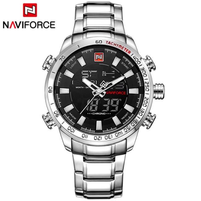 NAVIFORCE NF9093 Silver Black