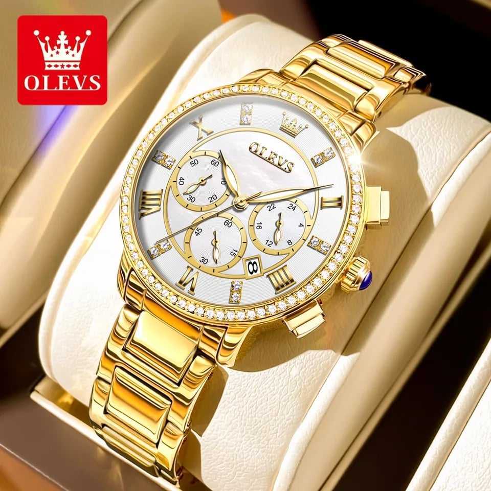 OLEVS 9976 Gold White