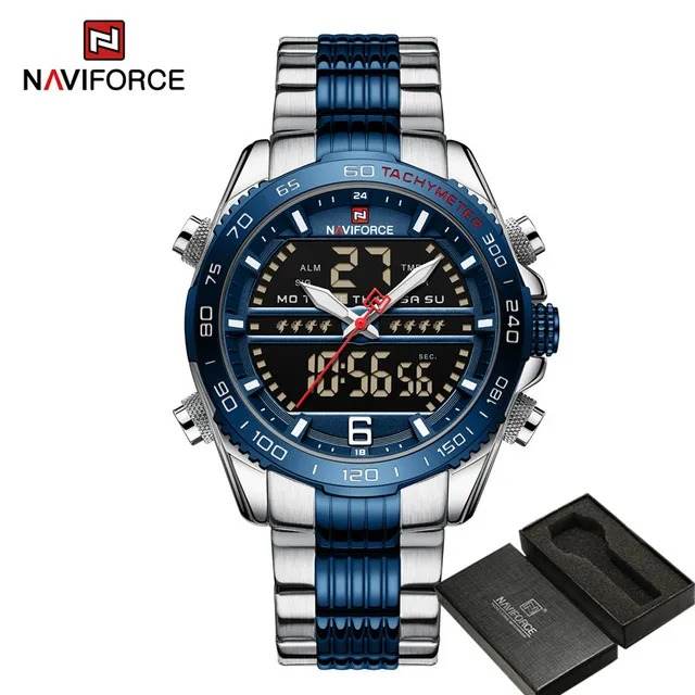 NAVIFORCE NF9195 Silver Blue