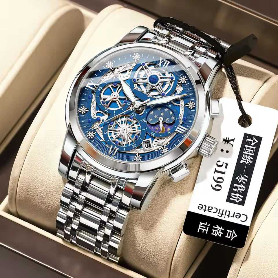 POEDAGAR 984 NEW silver blue