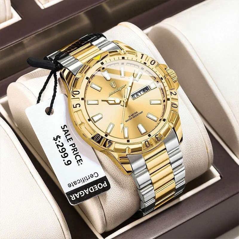Poedagar 959 New silver gold