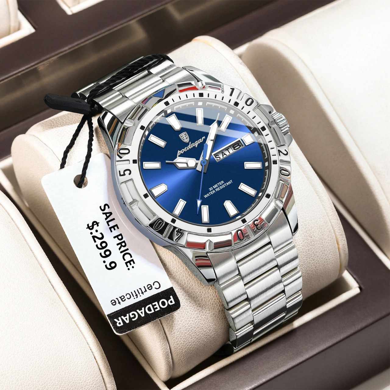 Poedagar 959 New silver blue
