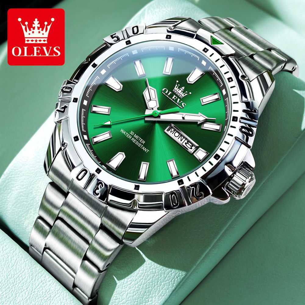 OLEVS 5560 Silver Green