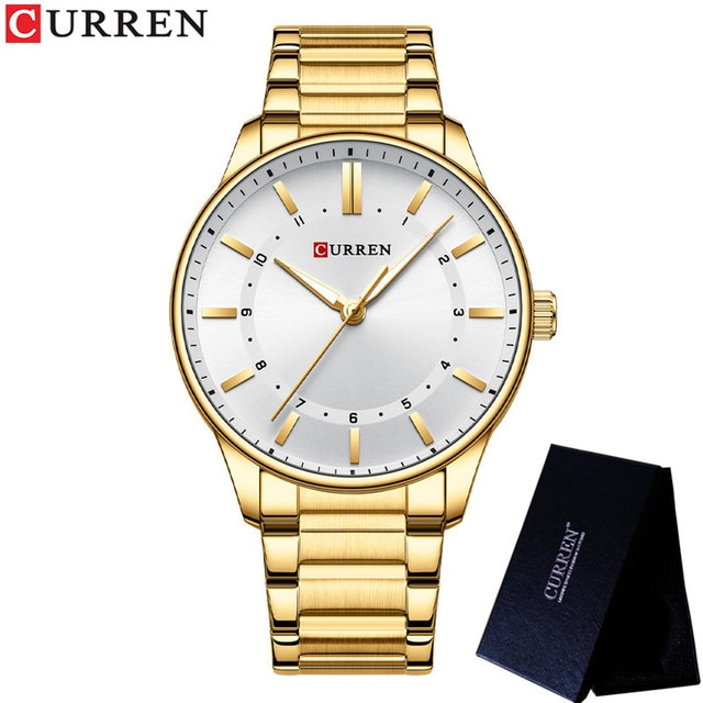 CURREN 8430 Gold White