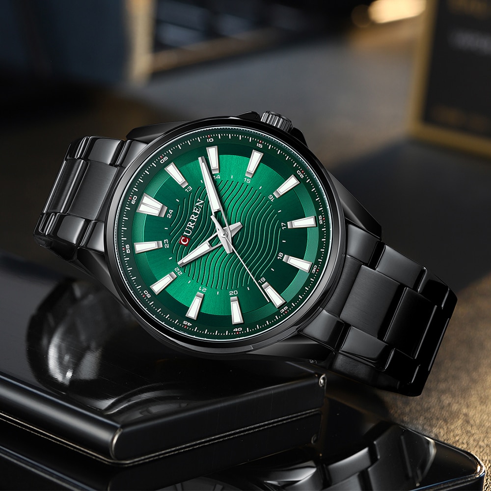 CURREN 8424 Black Green