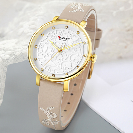 CURREN 9046L Gold White