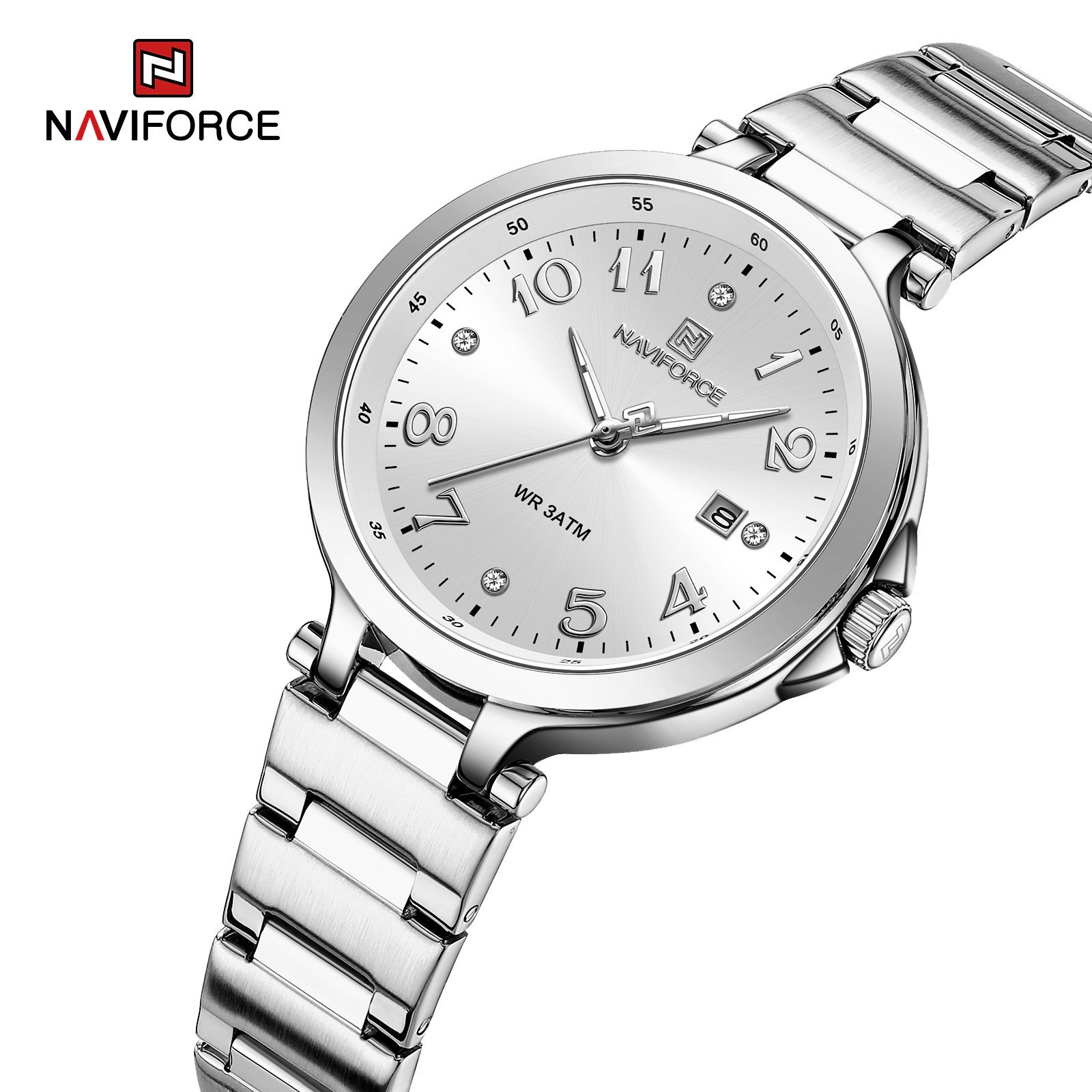 NAVIFORCE NF5033 Silver White