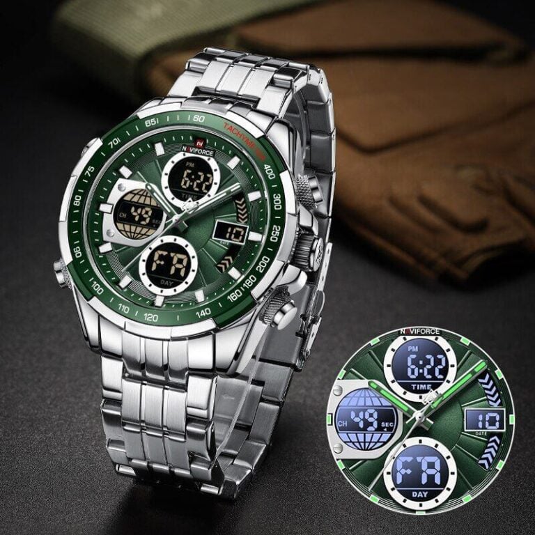 NAVIFORCE NF9197 Silver Green