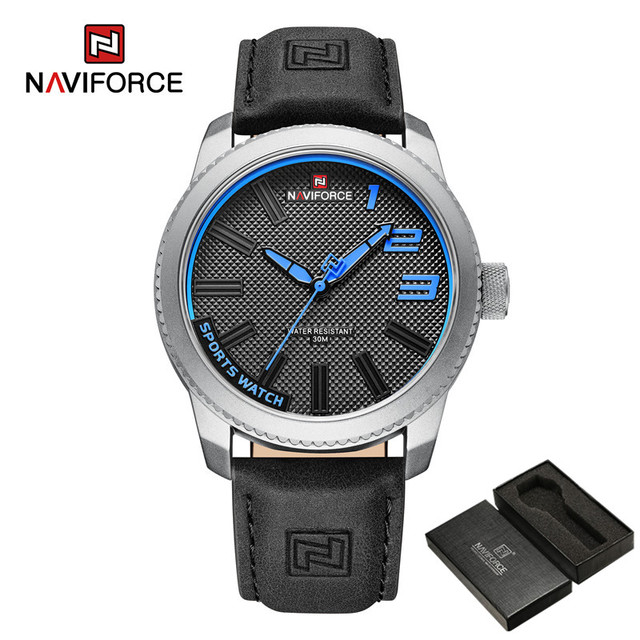 NAVIFORCE NF9202 Black Silver Black