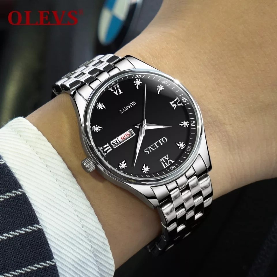 OLEVS 5570 Silver Black