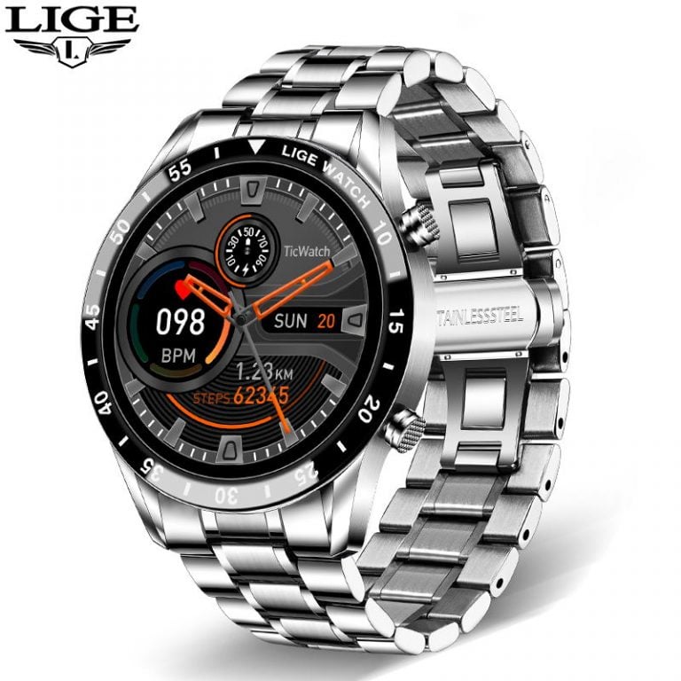 LIGE 0189 Silver Black